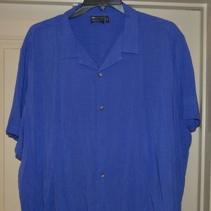 Royal Blue Dress Shirt Button Up